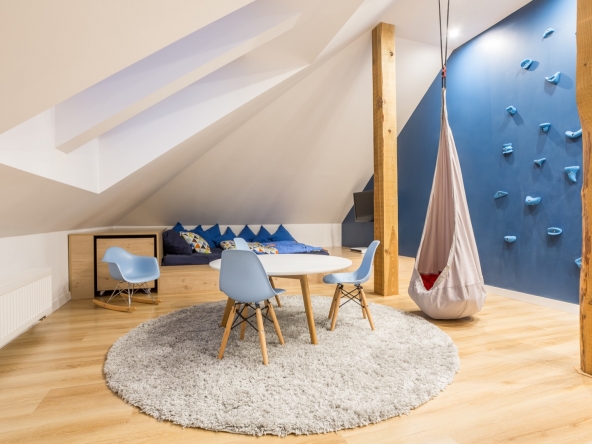 Play room at the attic